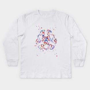 Insulin structure Kids Long Sleeve T-Shirt